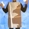 Funny Toilet Paper Roll Adult Costume Out Of Luck Tunic Outfit